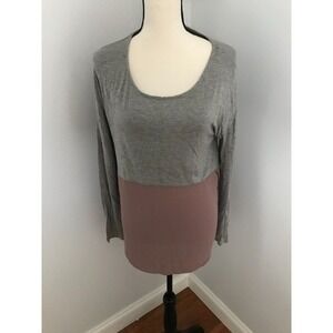 Anthropologie Meadow Rue Mela Color Block Long-Sleeve Tunic Size Medium